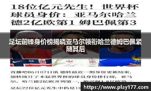 足坛前锋身价榜揭晓亚马尔领衔哈兰德姆巴佩紧随其后
